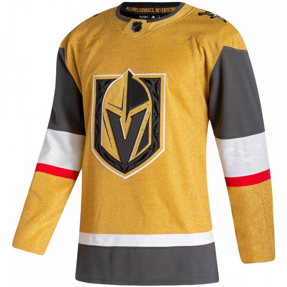 Vegas Golden Knights adidas 2020/21 Alternate Authentic Jersey - Gold-Pro Kit Vault | Brand New 26/27 Sports Jerseys